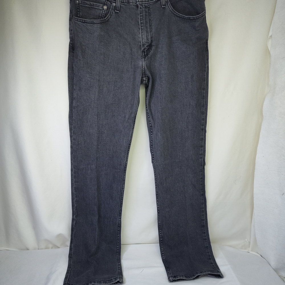 Levi's 511 Men Jeans 34X32 Black Denim Slim Logo 32" Inseam